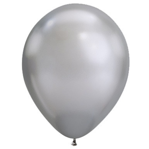 Chroom Ballonnen Zilver (1st)